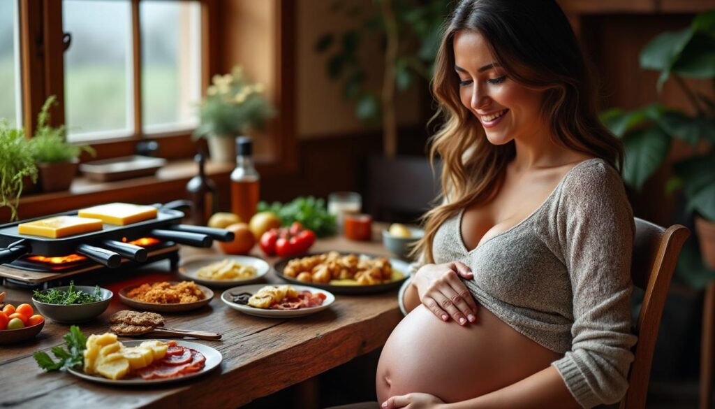 découvrez si la raclette est sûre à consommer pendant la grossesse et les précautions à prendre pour protéger votre bébé.