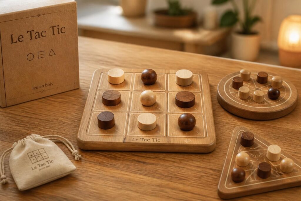 découvrez le jeu le tac tic, ses règles simples et ses différentes variantes en bois, pour des moments ludiques et conviviaux en famille ou entre amis.