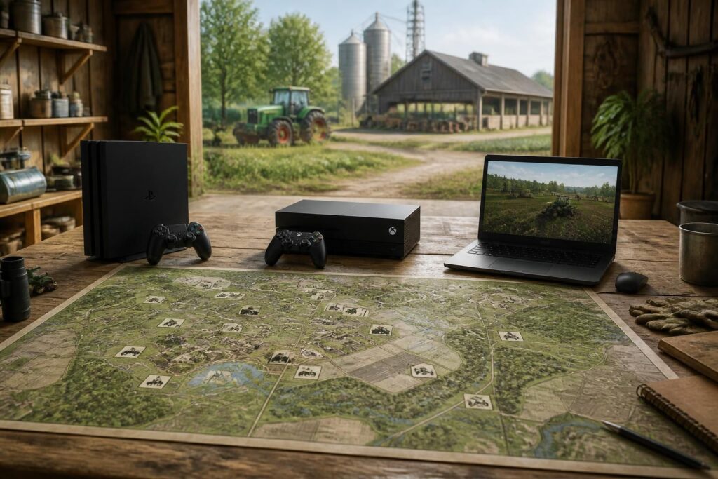 découvrez la map hof bergmann fs22, les consoles compatibles pour y jouer et accédez au site officiel pour toutes les informations et téléchargements.