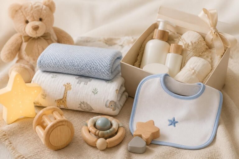 découvrez des idées de cadeaux de naissance pour garçon, originales, personnalisées et utiles, parfaites pour célébrer l'arrivée de bébé avec style et praticité.