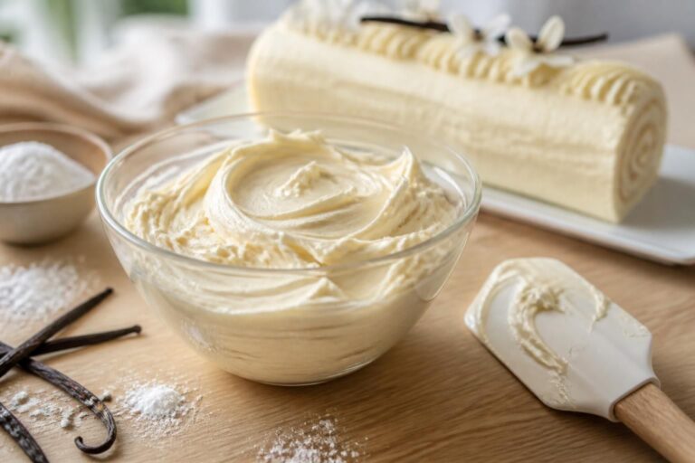 découvrez notre recette simple de crème beurre vanille, parfaite pour un gâteau ou une bûche réussie à coup sûr.