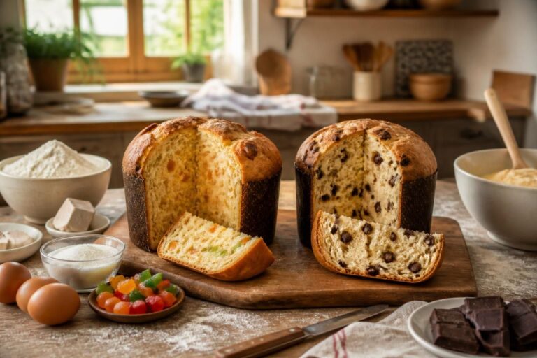 découvrez notre recette facile de panettone maison à réaliser sans robot, avec ou sans chocolat, pour un délicieux gâteau italien fait maison.