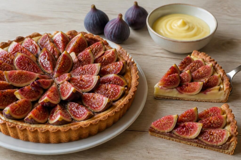 découvrez des recettes simples de tarte aux figues avec pâte sablée, à réaliser avec ou sans crème pâtissière, pour un dessert savoureux et facile à préparer.