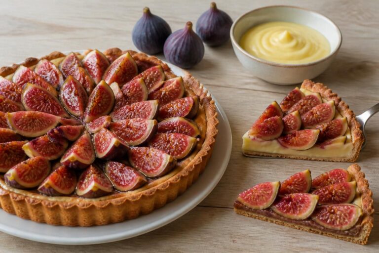 découvrez des recettes simples de tarte aux figues avec pâte sablée, à réaliser avec ou sans crème pâtissière, pour un dessert savoureux et facile à préparer.