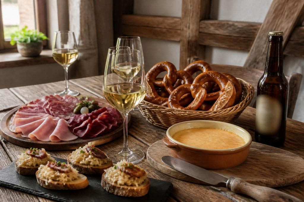découvrez les meilleures recettes et boissons typiques pour un apéritif alsacien réussi. plongez dans les saveurs authentiques de l'alsace et surprenez vos invités avec des spécialités régionales.