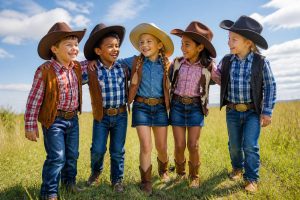 découvrez notre costume cowboy enfant pas cher, idéal pour filles et garçons. confortable et de qualité, parfait pour les fêtes et déguisements.