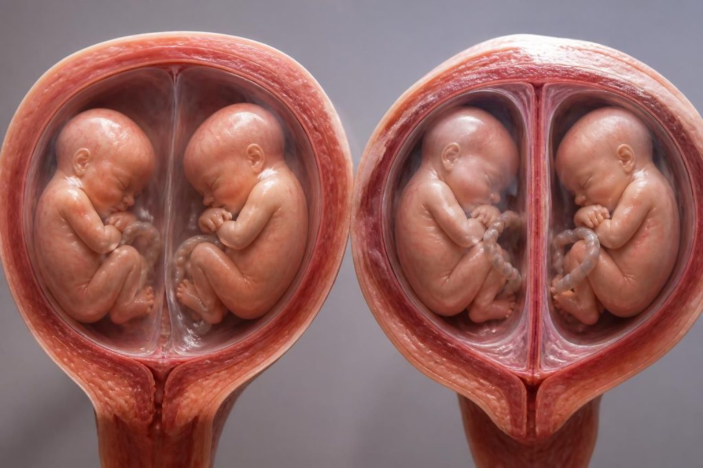 découvrez les spécificités de la grossesse gémellaire, et comprenez les différences essentielles entre une grossesse monochoriale et une grossesse bichoriale bi amniotique pour mieux suivre votre bébé.