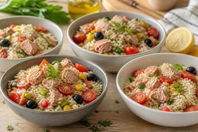 découvrez des recettes faciles et rapides de salade de riz au thon, adaptées à tous les goûts pour des repas savoureux et équilibrés en un rien de temps.