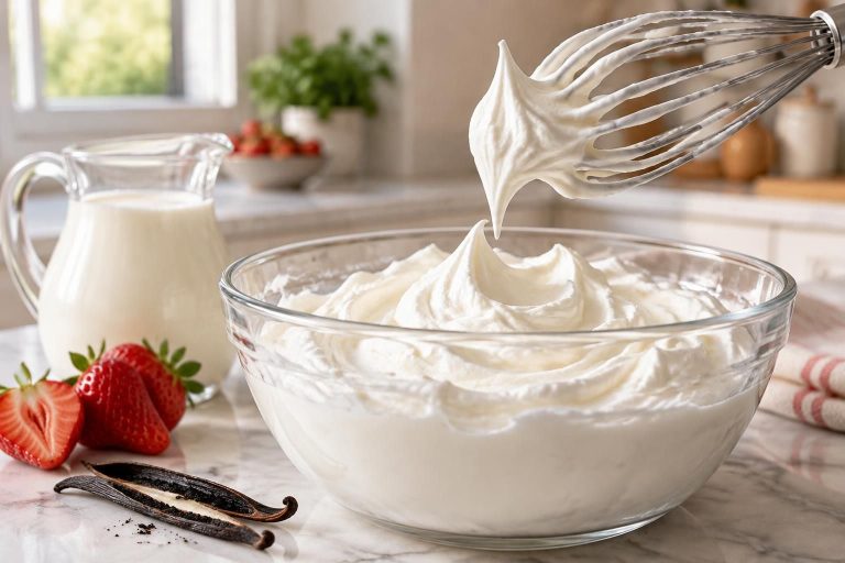 découvrez comment préparer une crème chantilly maison parfaite : ingrédients, étapes et astuces pour une texture légère, ferme et délicieusement onctueuse.