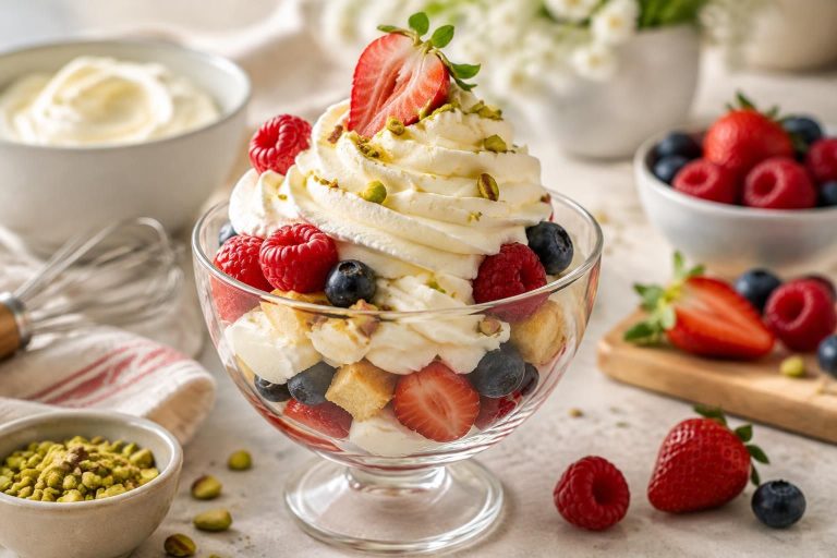découvrez la crème chantilly mascarpone façon mercotte, onctueuse et légère, idéale pour garnir et sublimer vos desserts gourmands.