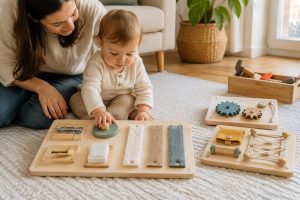 découvrez des modèles de planches montessori pour bébé de 1 à 2 ans et nos conseils diy pour créer un jeu d’éveil adapté, sûr et stimulant.