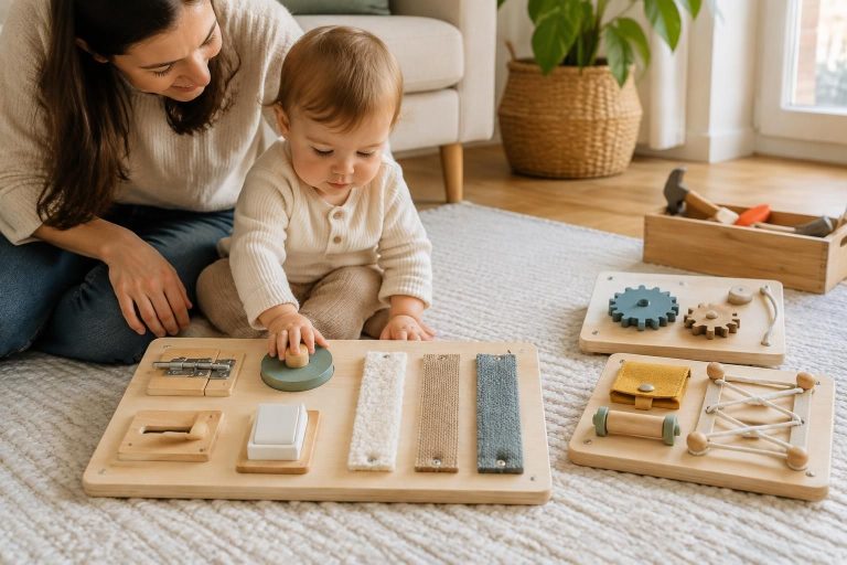 découvrez des modèles de planches montessori pour bébé de 1 à 2 ans et nos conseils diy pour créer un jeu d’éveil adapté, sûr et stimulant.